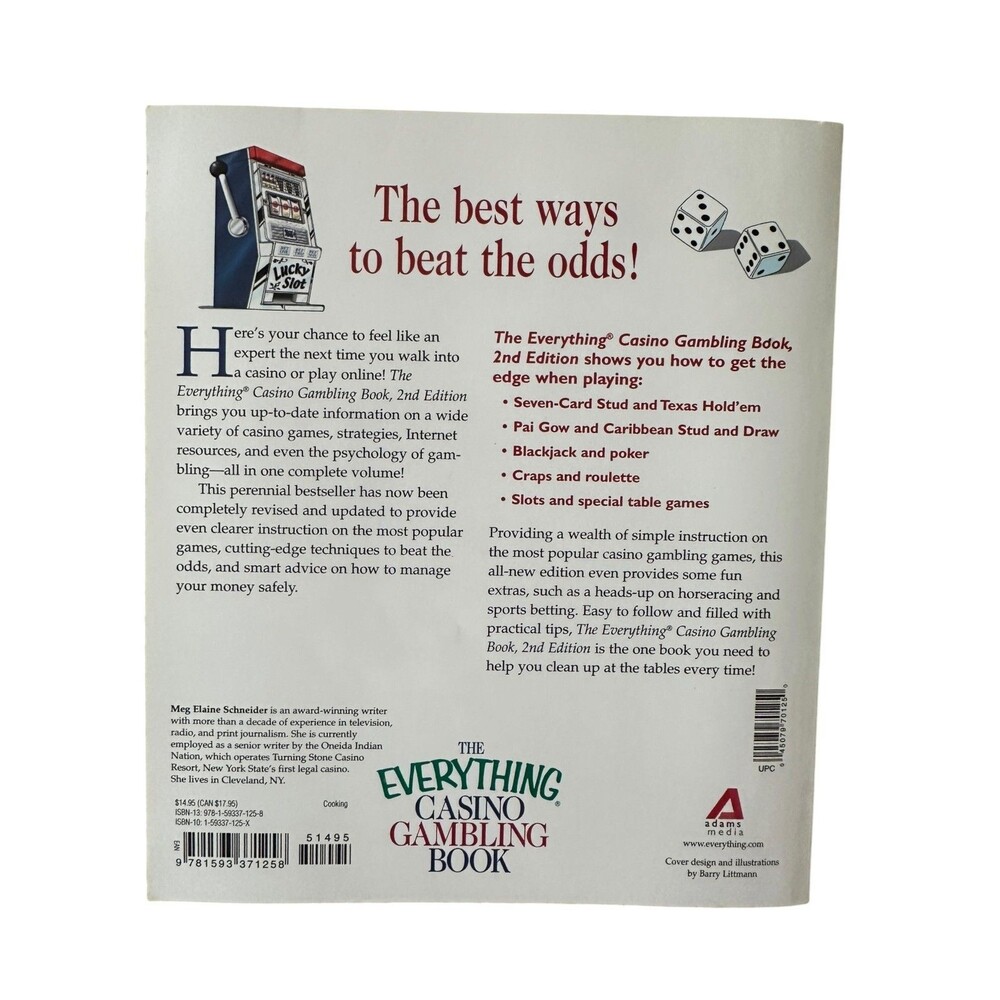 The Everything Casino Gambling Book (2nd Edition) - Meg Elaine Schneider - Picture 2 of 2